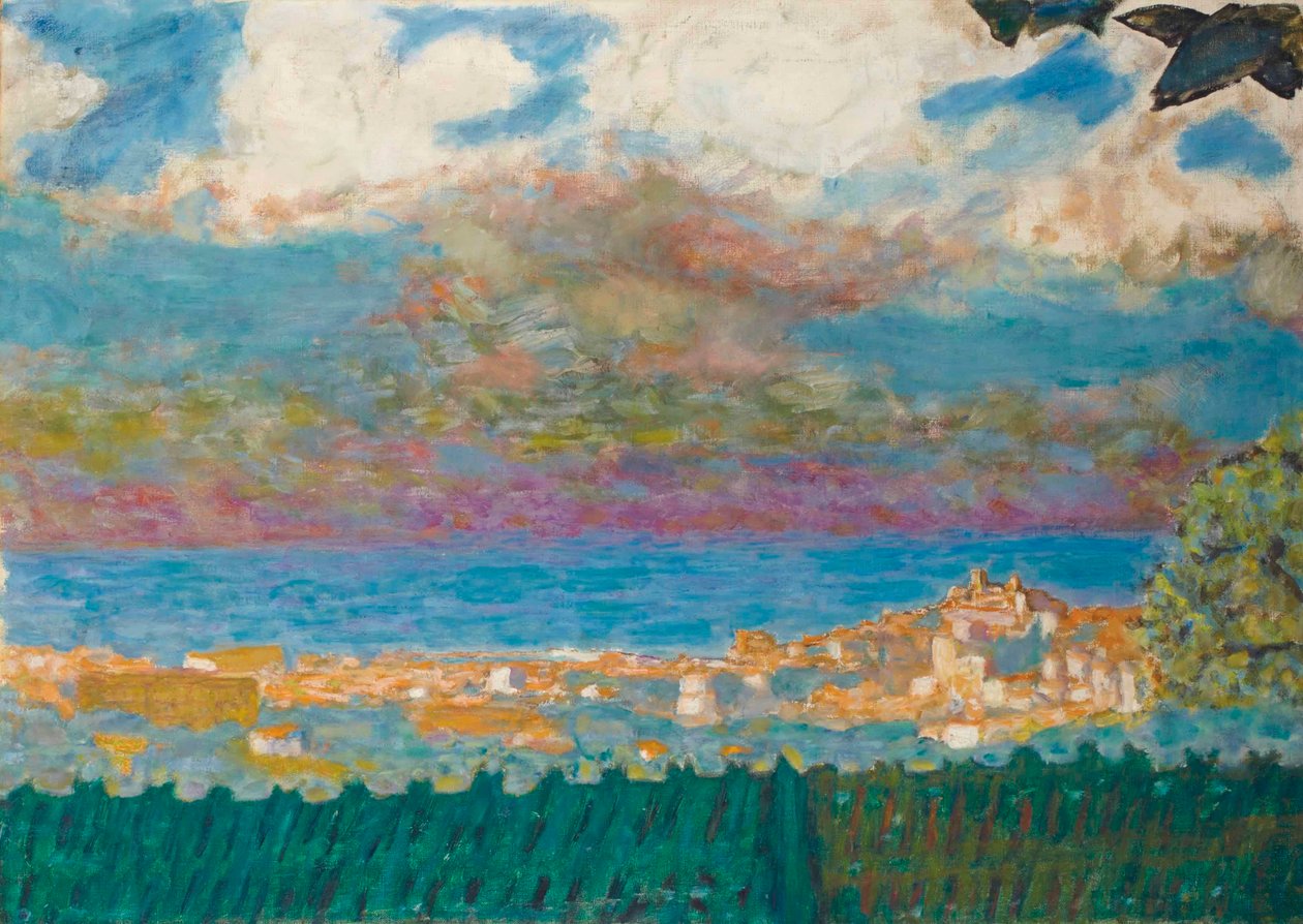 Viharos égbolt Cannes felett alkotó: Pierre Bonnard