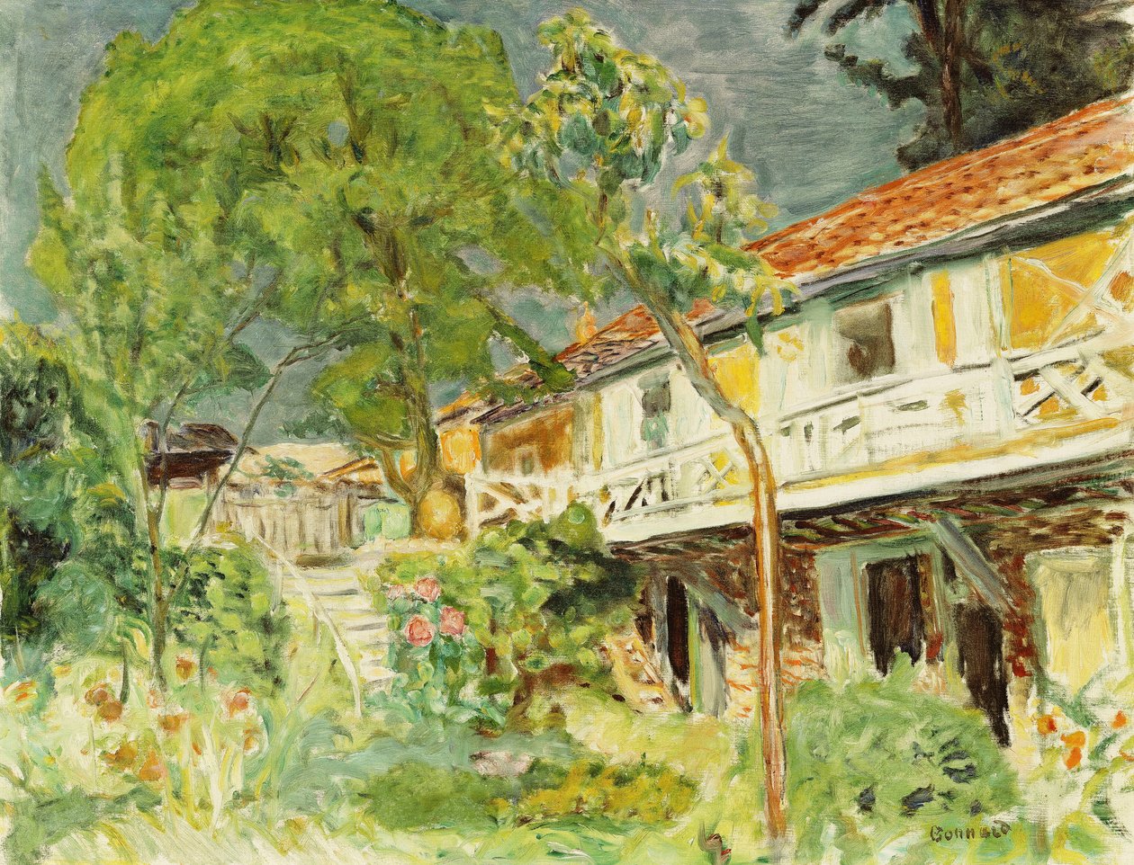 Summer Sky (My Caravan, Vernonnet) alkotó: Pierre Bonnard