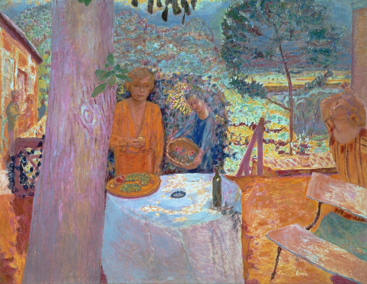 Terasz Vernonban, 1920-39 alkotó: Pierre Bonnard