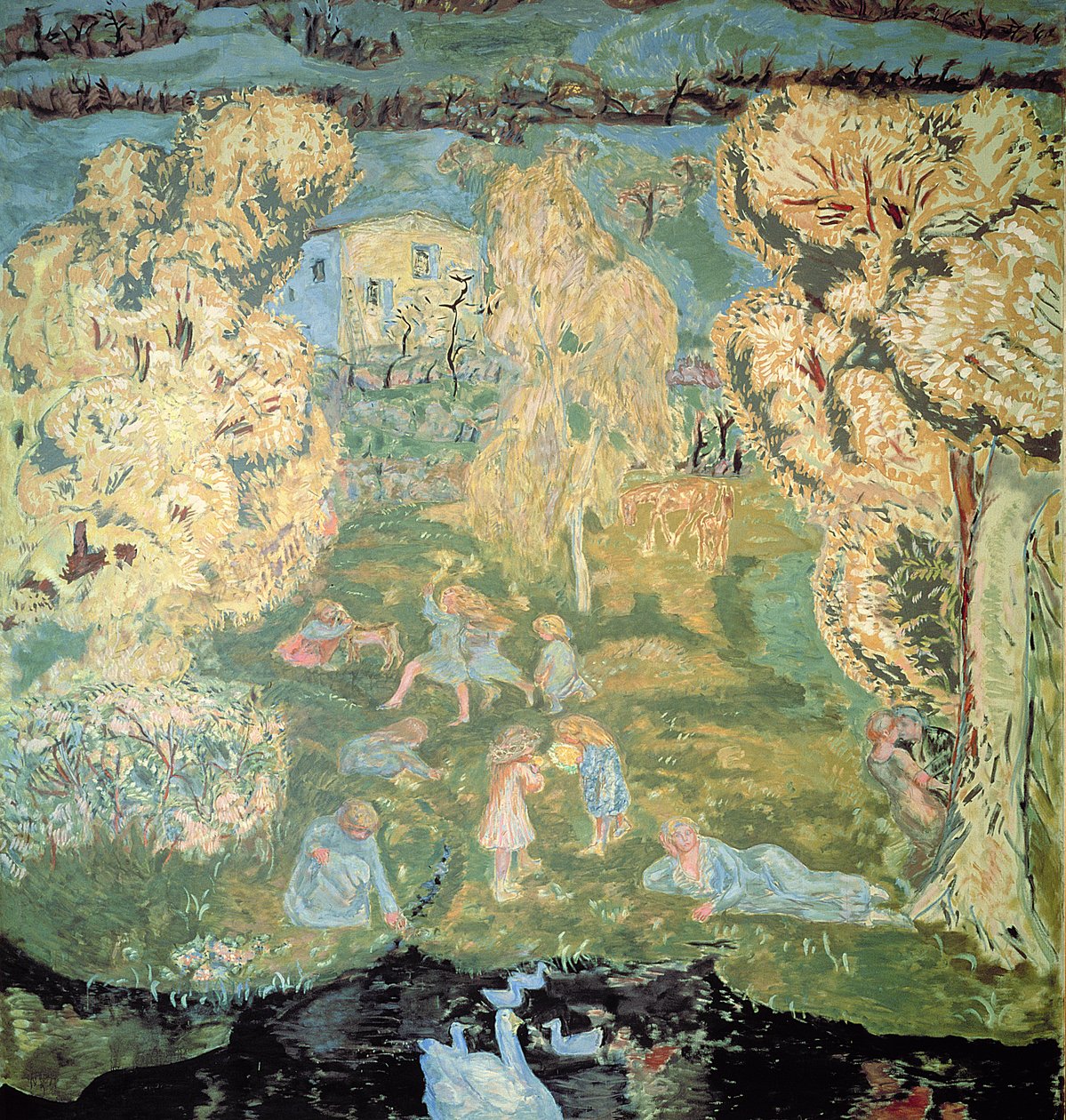 A tavasz első napjai a vidéken, 1912 alkotó: Pierre Bonnard