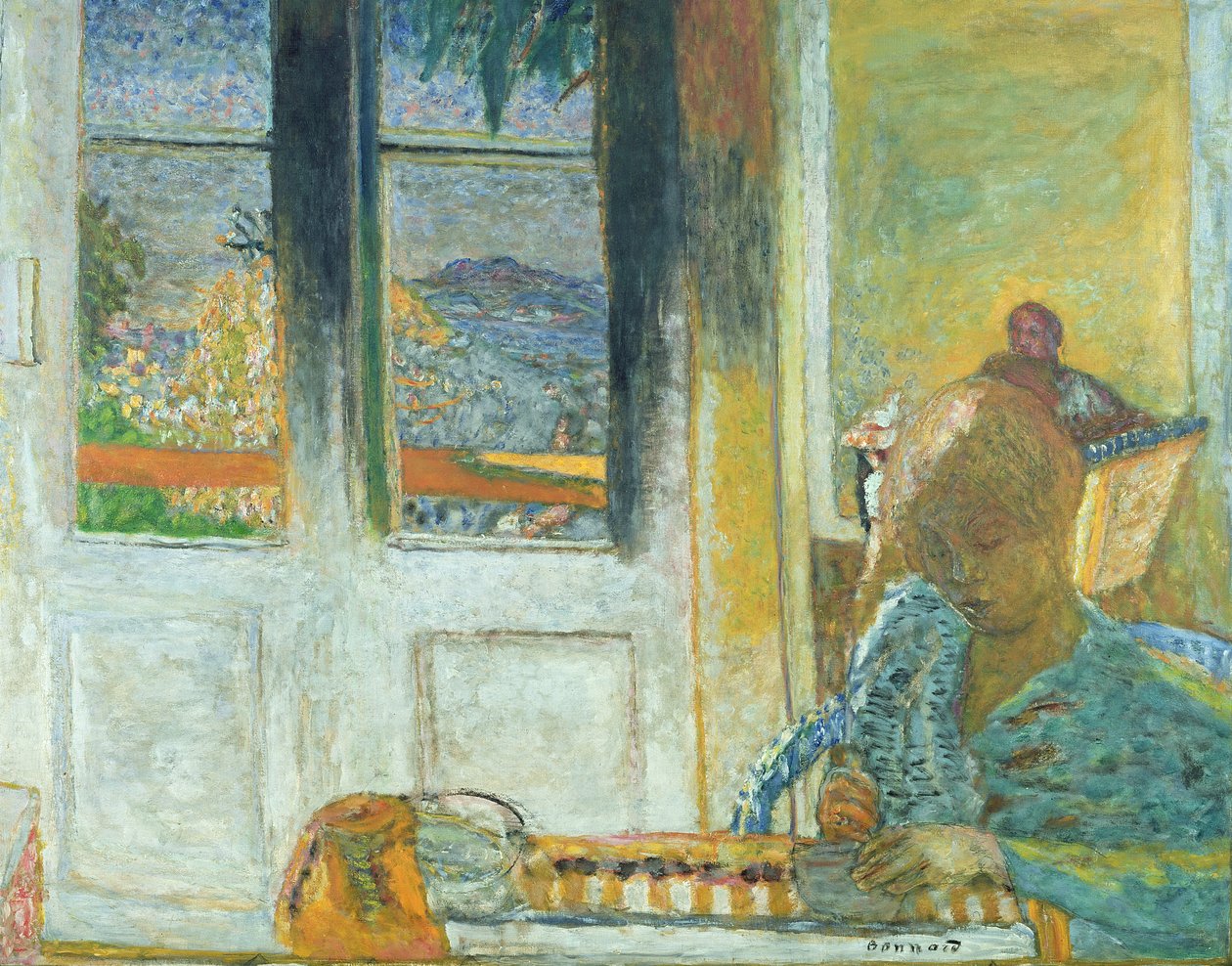 A francia ablakok vagy: Reggel a Le Cannet-ban, 1933 alkotó: Pierre Bonnard