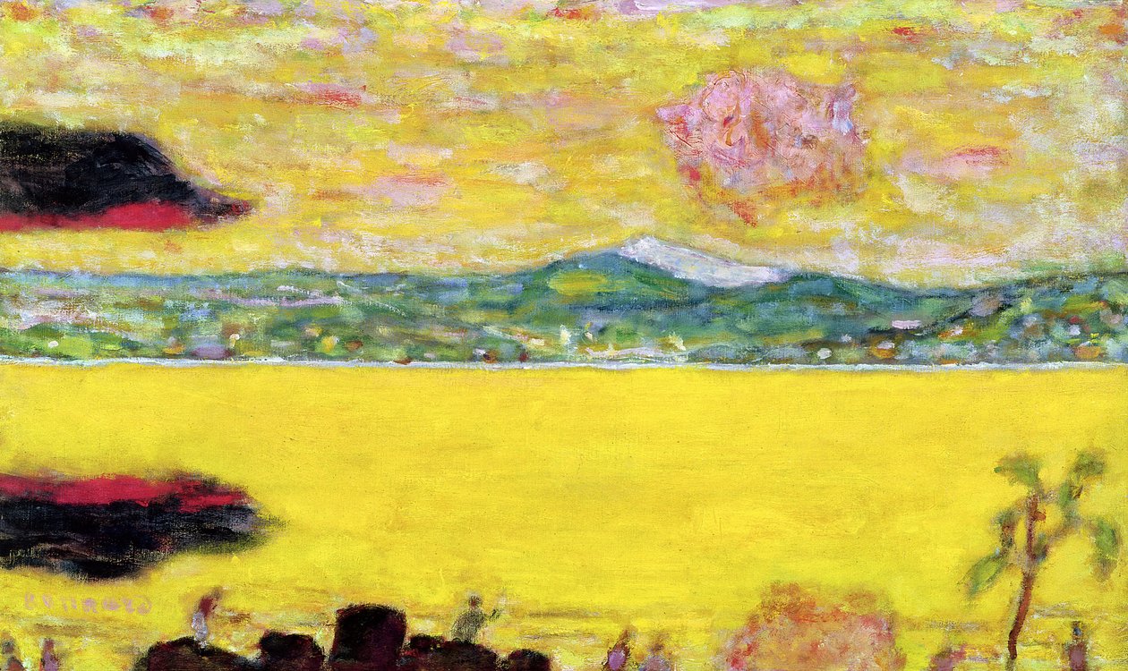 A St. Tropezi-öböl naplementekor, 1937 alkotó: Pierre Bonnard