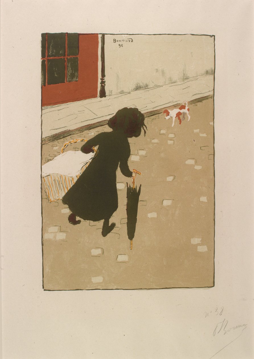 A kis mosodai lány a festő-nyomtatók albumából alkotó: Pierre Bonnard