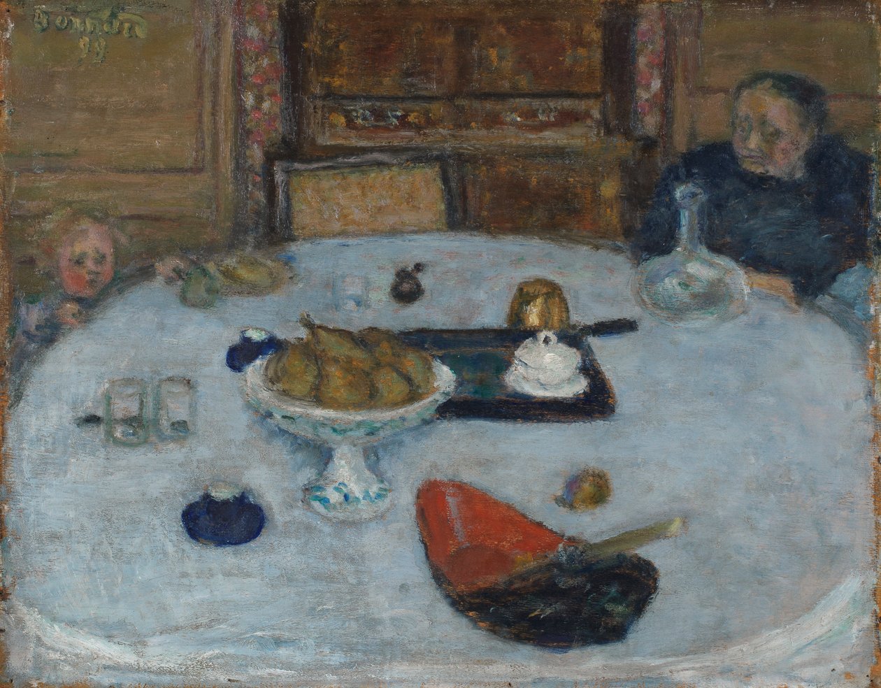Az étkezés, 1899 alkotó: Pierre Bonnard