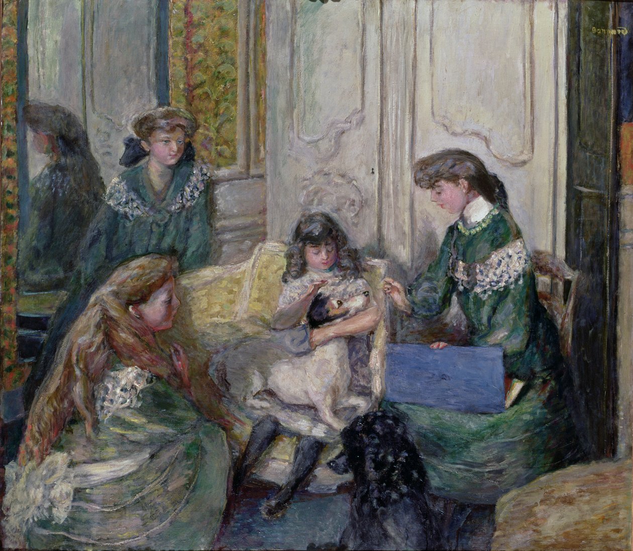A Natanson Girls, 1906-10 alkotó: Pierre Bonnard