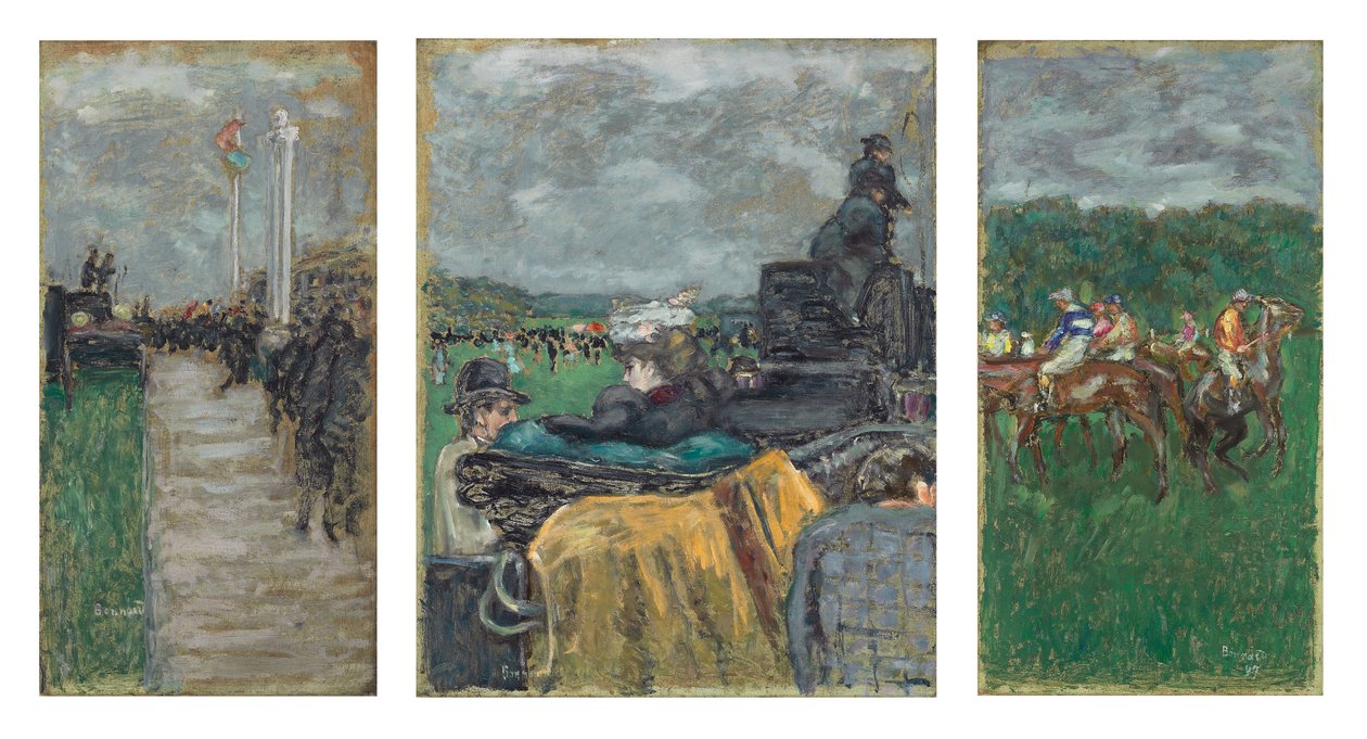 The Races at Longchamp; Les Courses a Longchamp alkotó: Pierre Bonnard