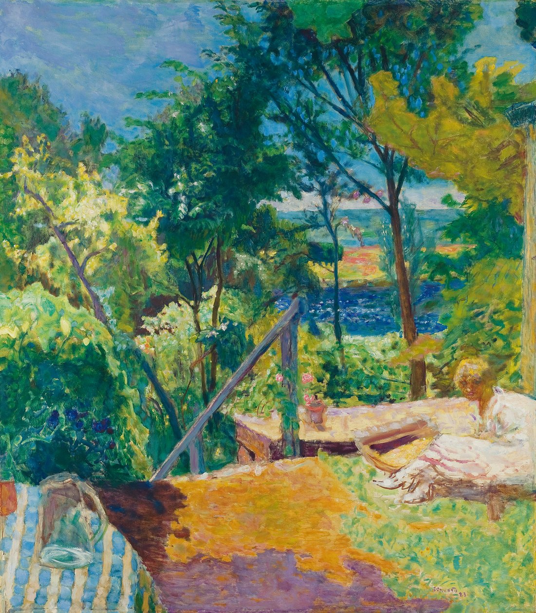 A vernoni terasz, 1923 alkotó: Pierre Bonnard
