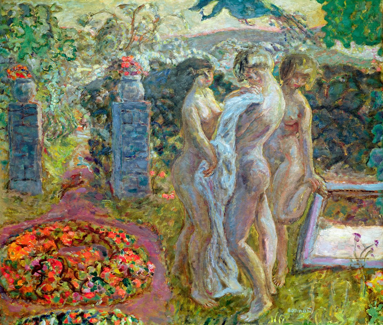 A három kegyelem, 1908 alkotó: Pierre Bonnard