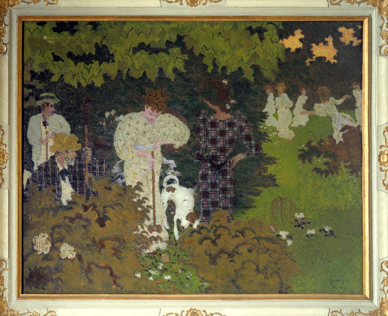 Alkonyat vagy Krokett Party alkotó: Pierre Bonnard