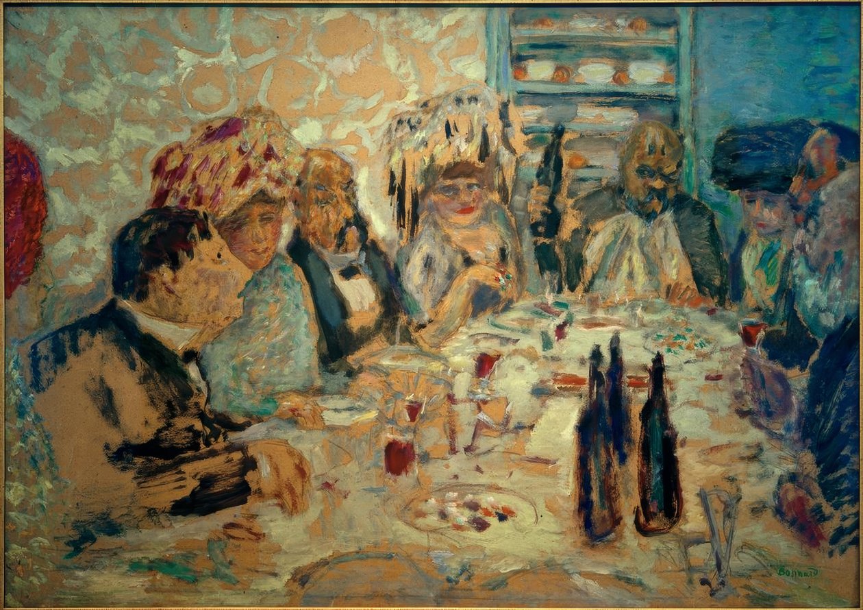 Vacsora a Vollardban vagy a Vollard pincében alkotó: Pierre Bonnard
