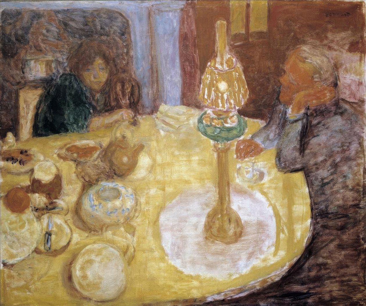 ESTE A LÁMPA ALATT alkotó: Pierre Bonnard