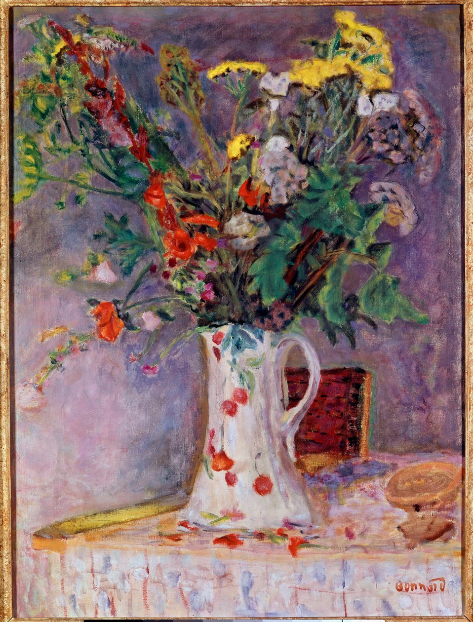 Váza virágokkal alkotó: Pierre Bonnard
