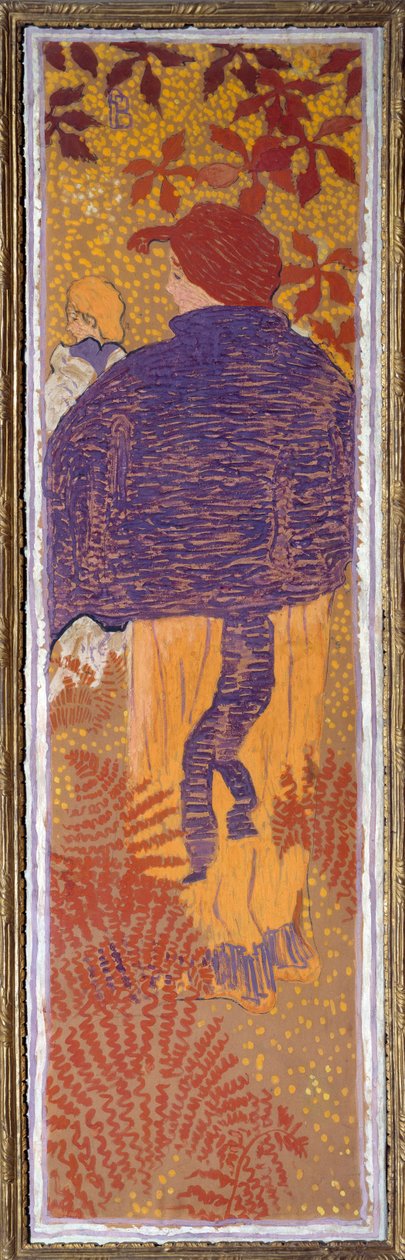 Nő a pelerinben alkotó: Pierre Bonnard