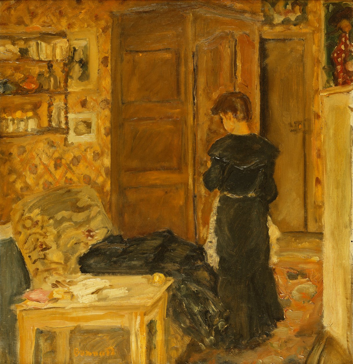 Nő a belső térben; Femme a l