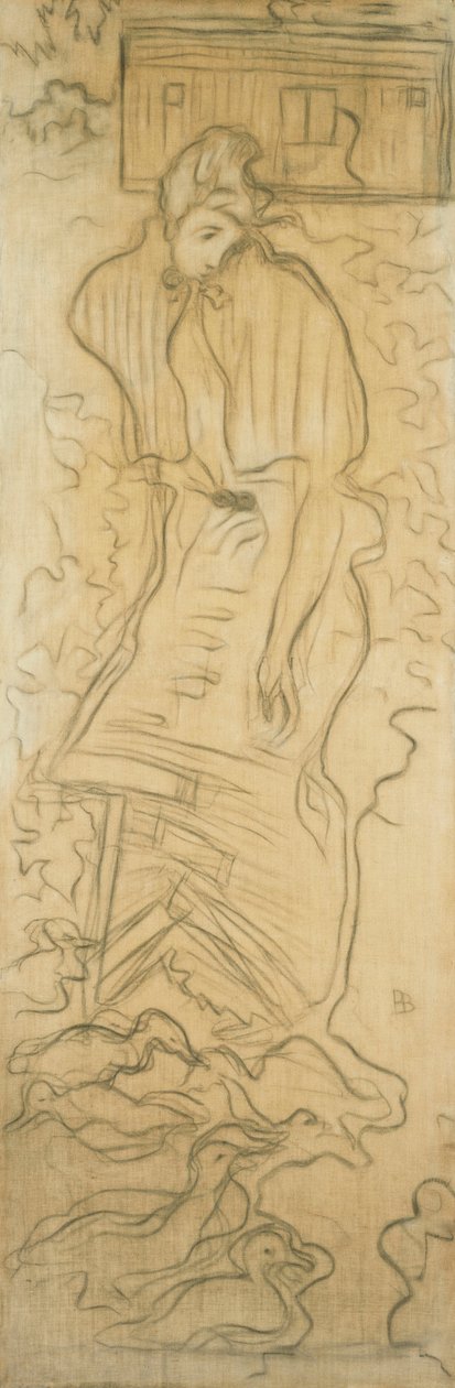 Nő kacsákkal; A Kacsa Nő alkotó: Pierre Bonnard