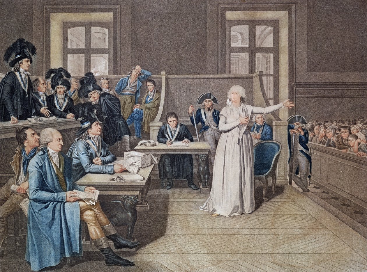 Marie Antoinette osztrák (1755-93) Ítélte a Forradalmi Törvényszék, 1793. október 16. alkotó: Pierre Bouillon