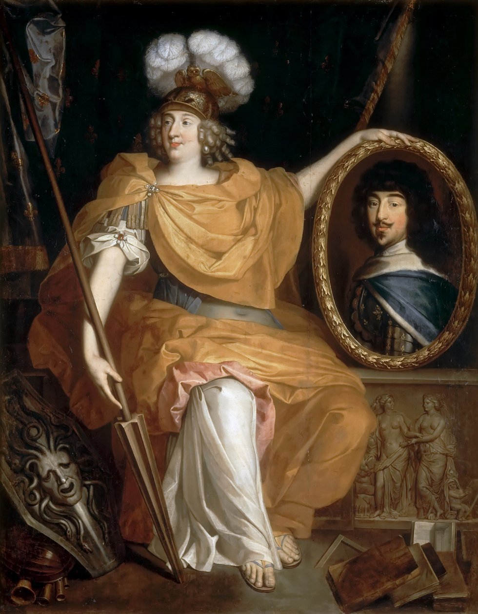Anne Marie Louise dOrléans, Montpensier hercegnő portréja alkotó: Pierre Bourguignon