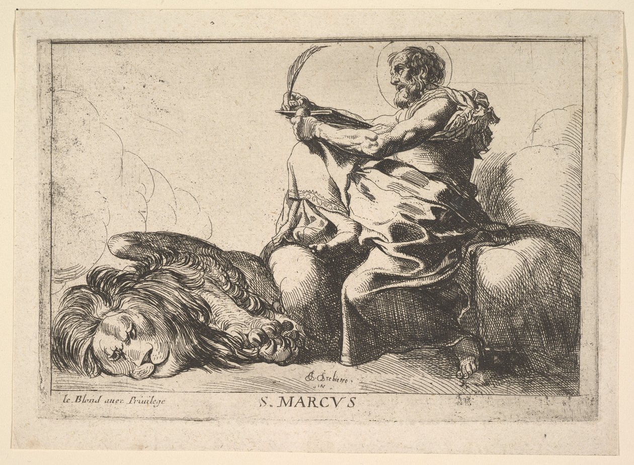 Szent Márk, 1615-42. alkotó: Pierre Brebiette