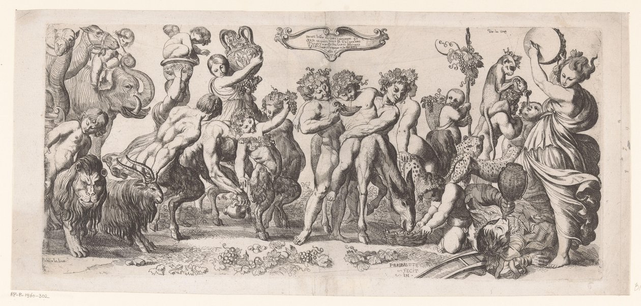 Triomf van Bacchus alkotó: Pierre Brebiette