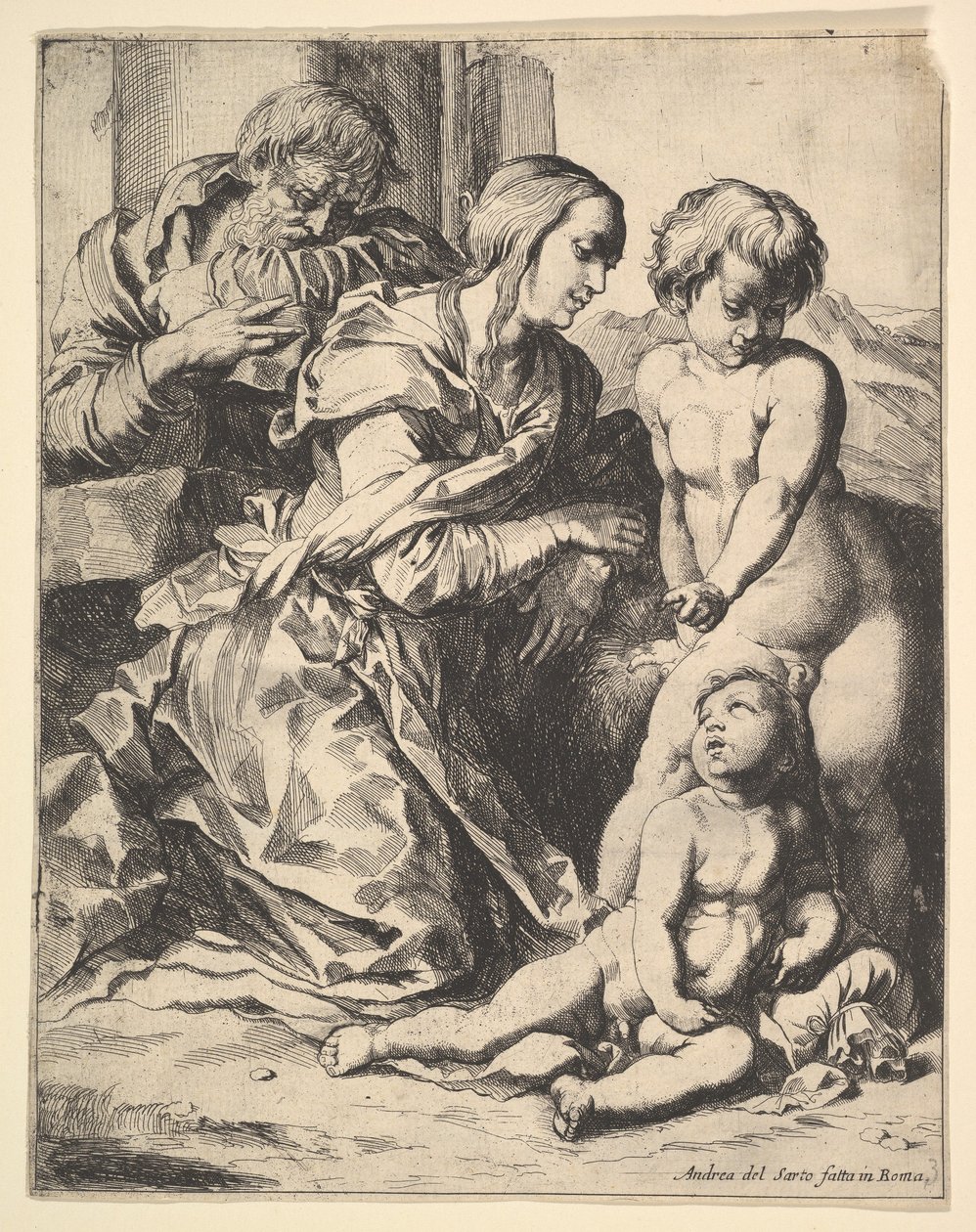 Krisztus előtt térdelő szűz, 1610-42. alkotó: Pierre Brebiette