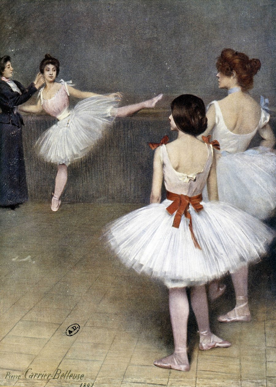 Klasszikus tánc: Pierre Carrier Belleuse balerinák 1897-ben alkotó: Pierre Carrier Belleuse