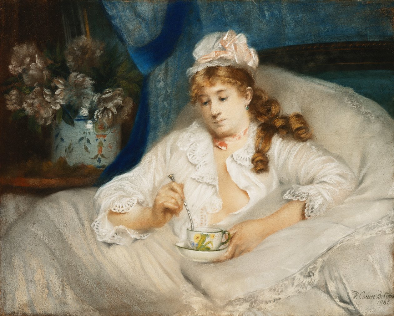 Felébredni; Le Reveil alkotó: Pierre Carrier Belleuse