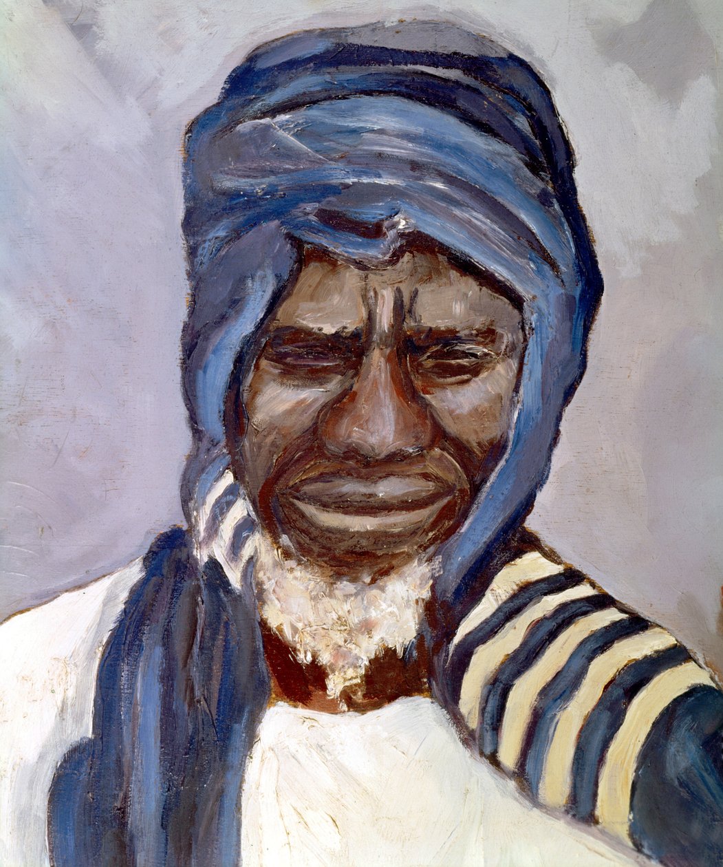 Samory Toure portréja, 1870-1890 körül (festmény) alkotó: Pierre Castagnez
