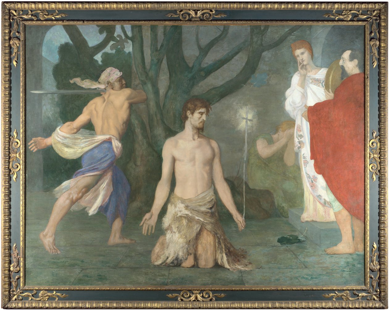 Keresztelő Szent János lefejezése, c. 1869 alkotó: Pierre Puvis de Chavannes