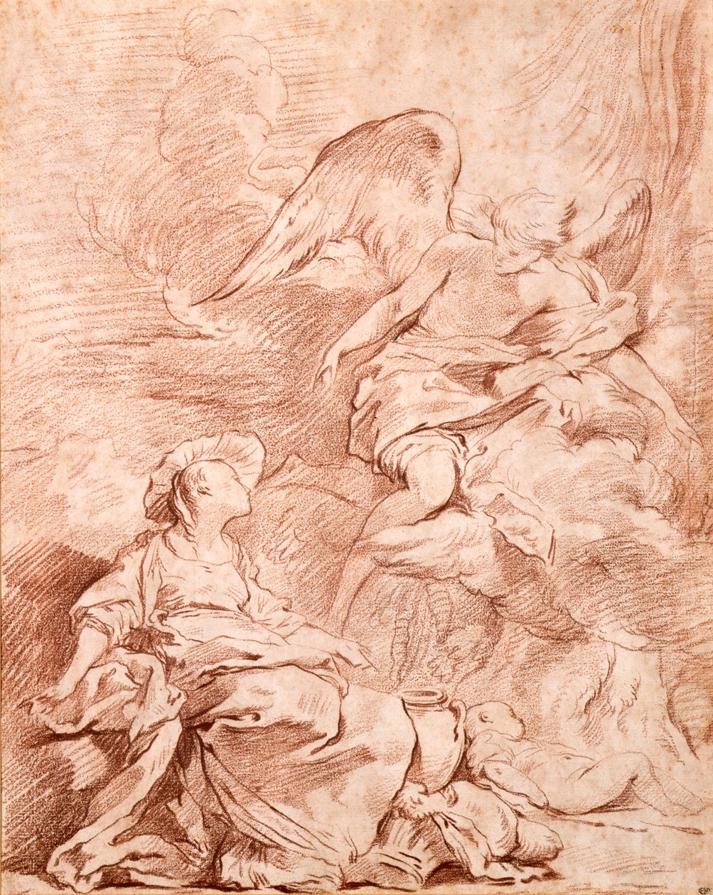Tanulmány, 1715-1739. alkotó: Pierre Charles Tremolieres