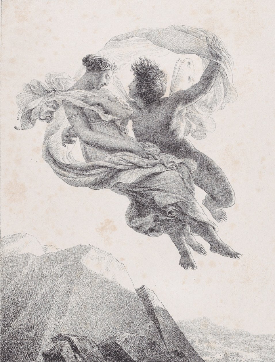 Zephyr és Psyche Zepir és Psyche, 1820-23. alkotó: Pierre Claude François Delorme
