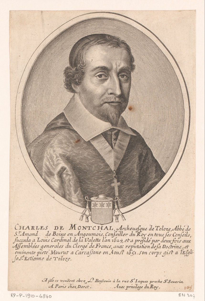 Charles de Montchal portréja alkotó: Pierre Daret