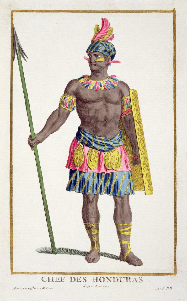 A hondurasiak főnöke, 1780 alkotó: Pierre Duflos