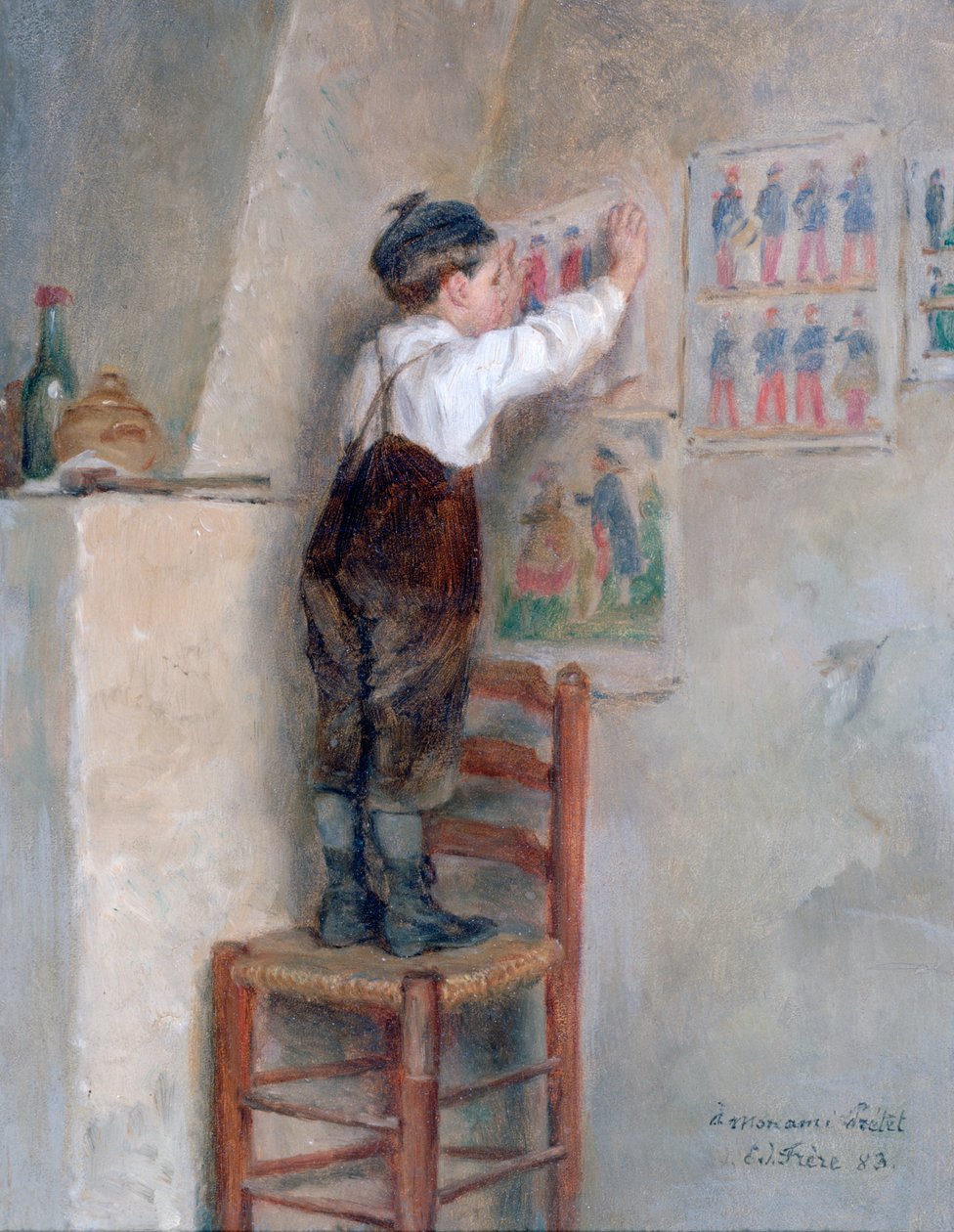 Az osztályteremben, 1883 alkotó: Pierre Edouard Frere