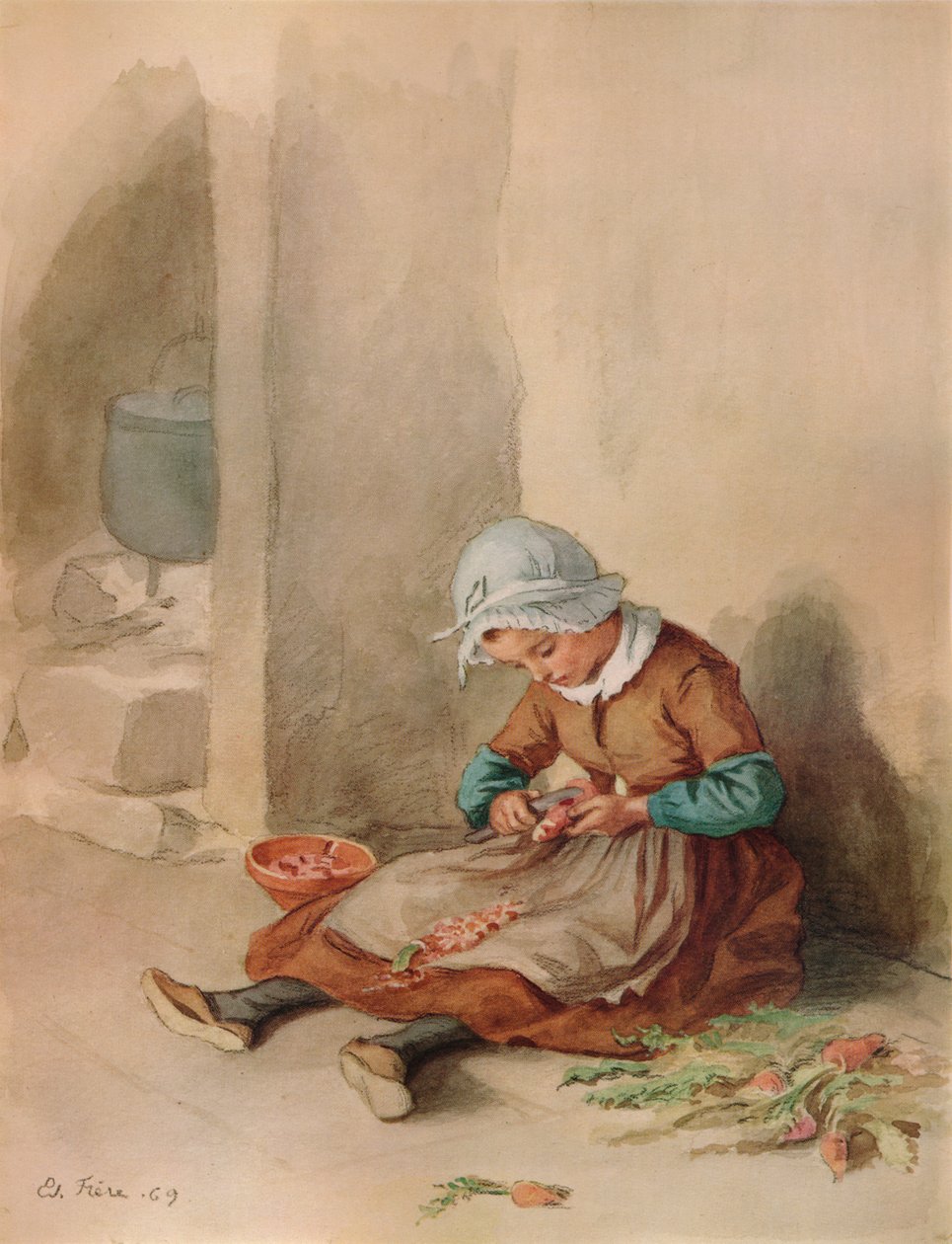 A kis hazai, 1869, 1938 alkotó: Pierre Edouard Frere