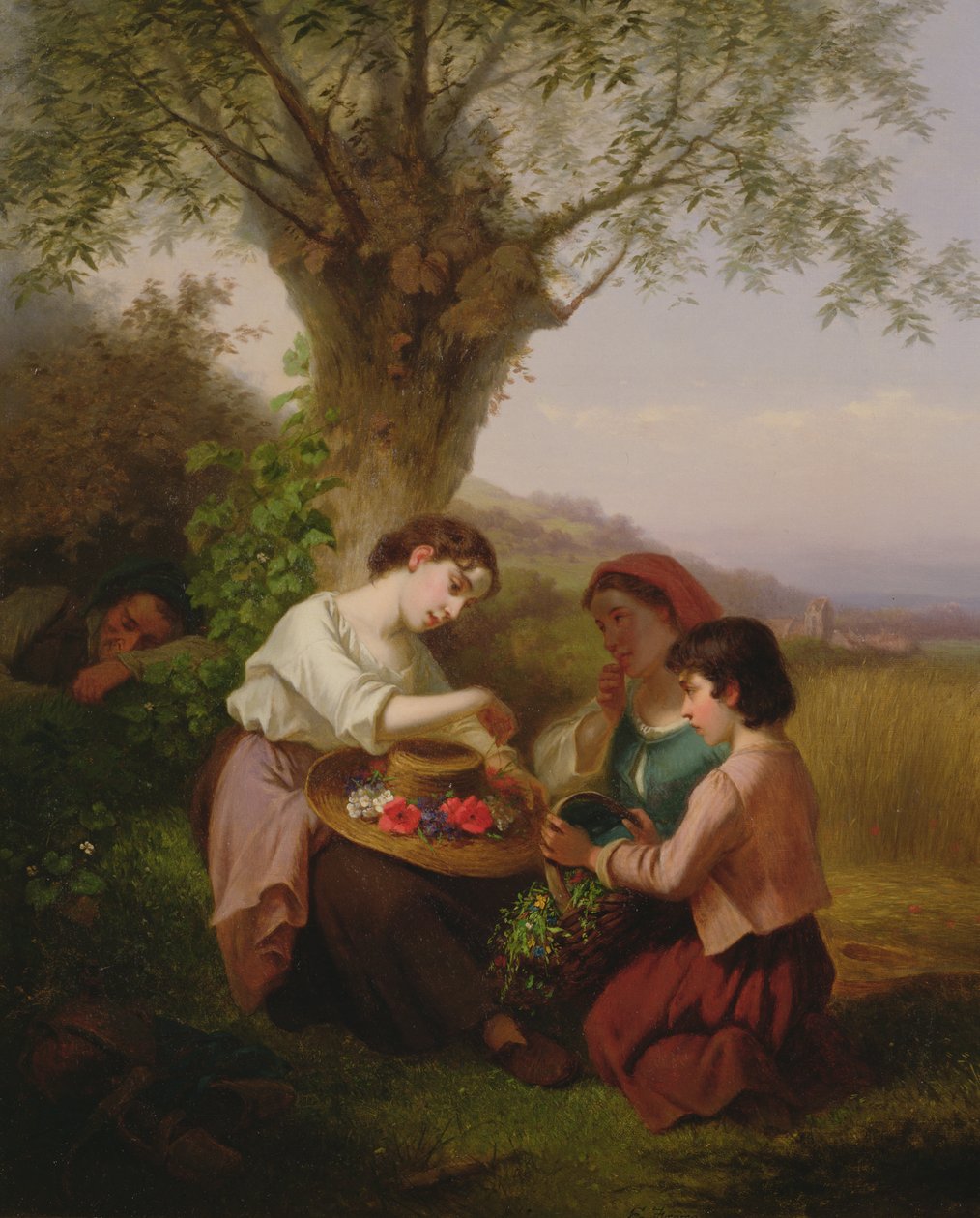 A szalmakalap alkotó: Pierre Edouard Frere
