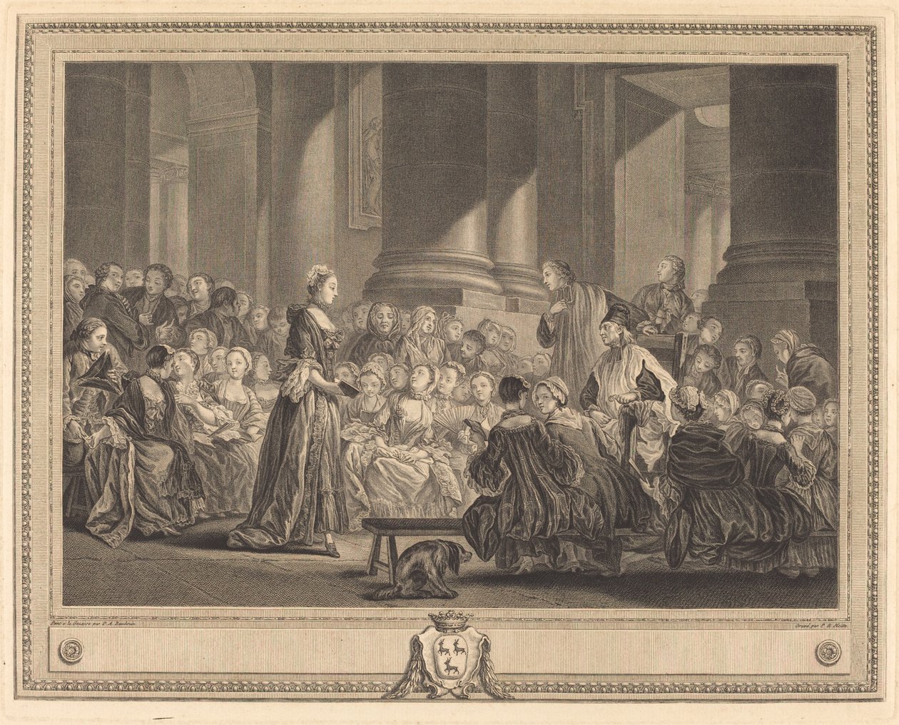 A katekizmusok alkotó: Pierre Etienne Moitte after Pierre Antoine Baudouin