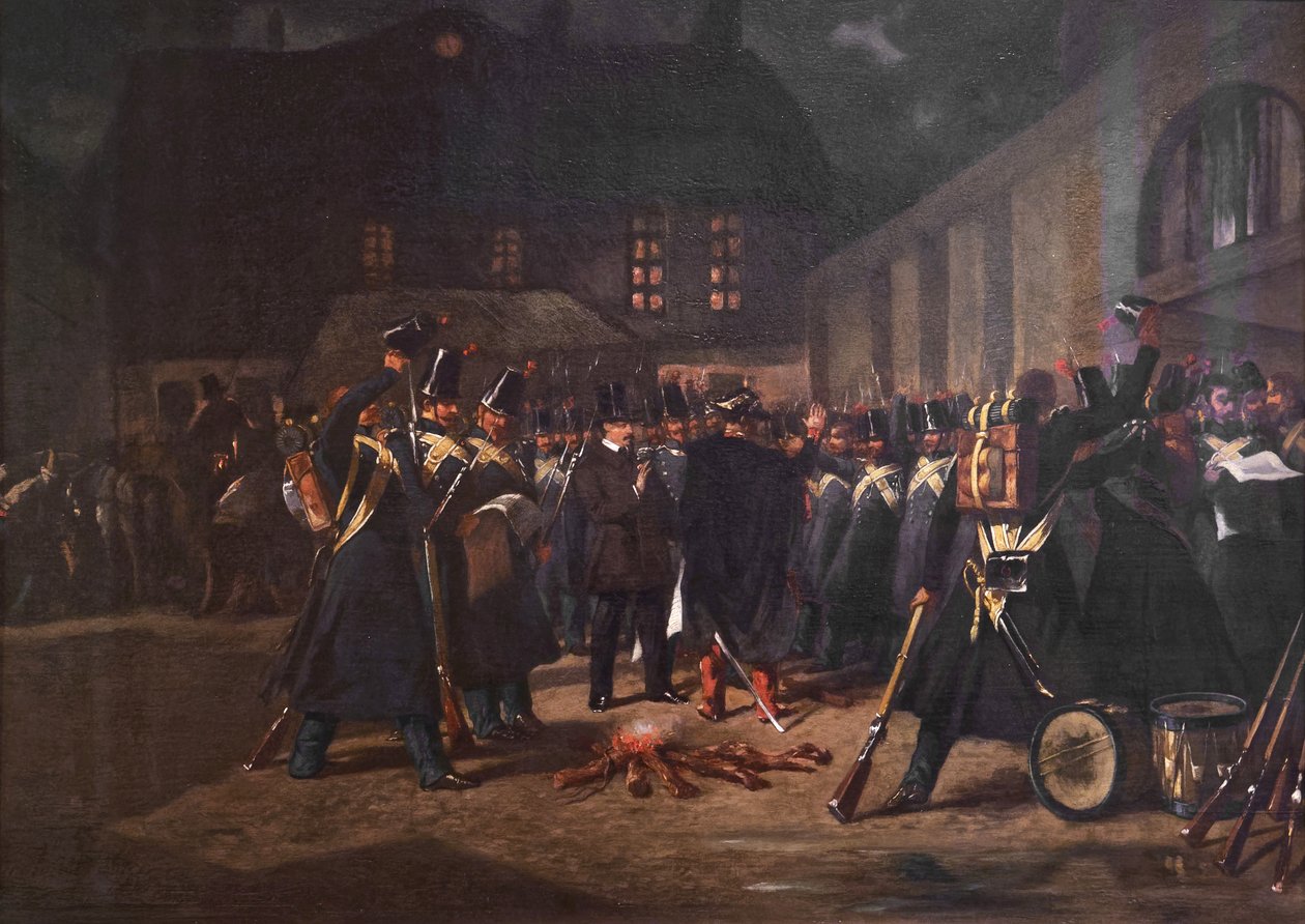 A nemzetőrség nagygyűlése az 1851. december 2-i államcsíny alatt alkotó: Pierre Eugène Lacoste