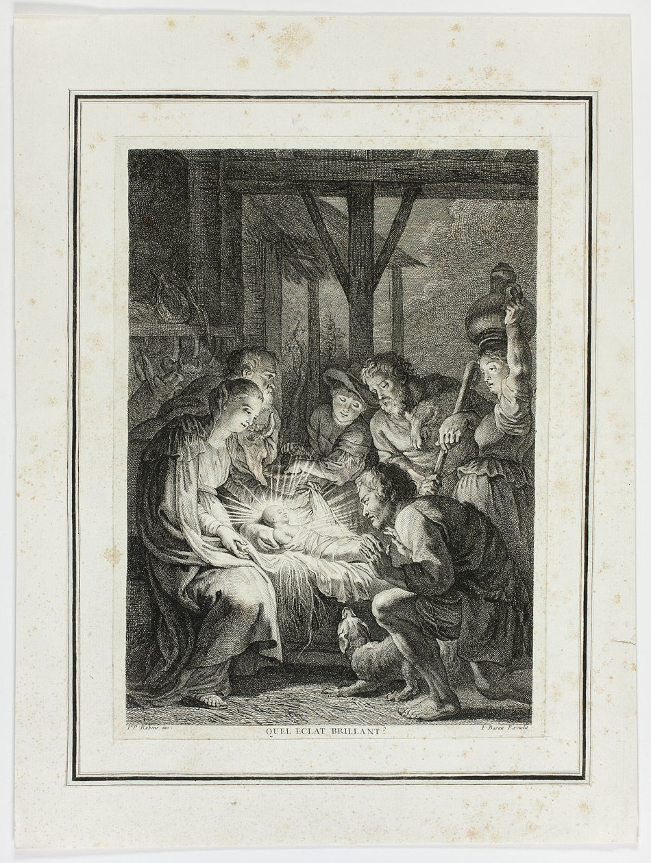 A Pásztorok imádata alkotó: Pierre François Basan