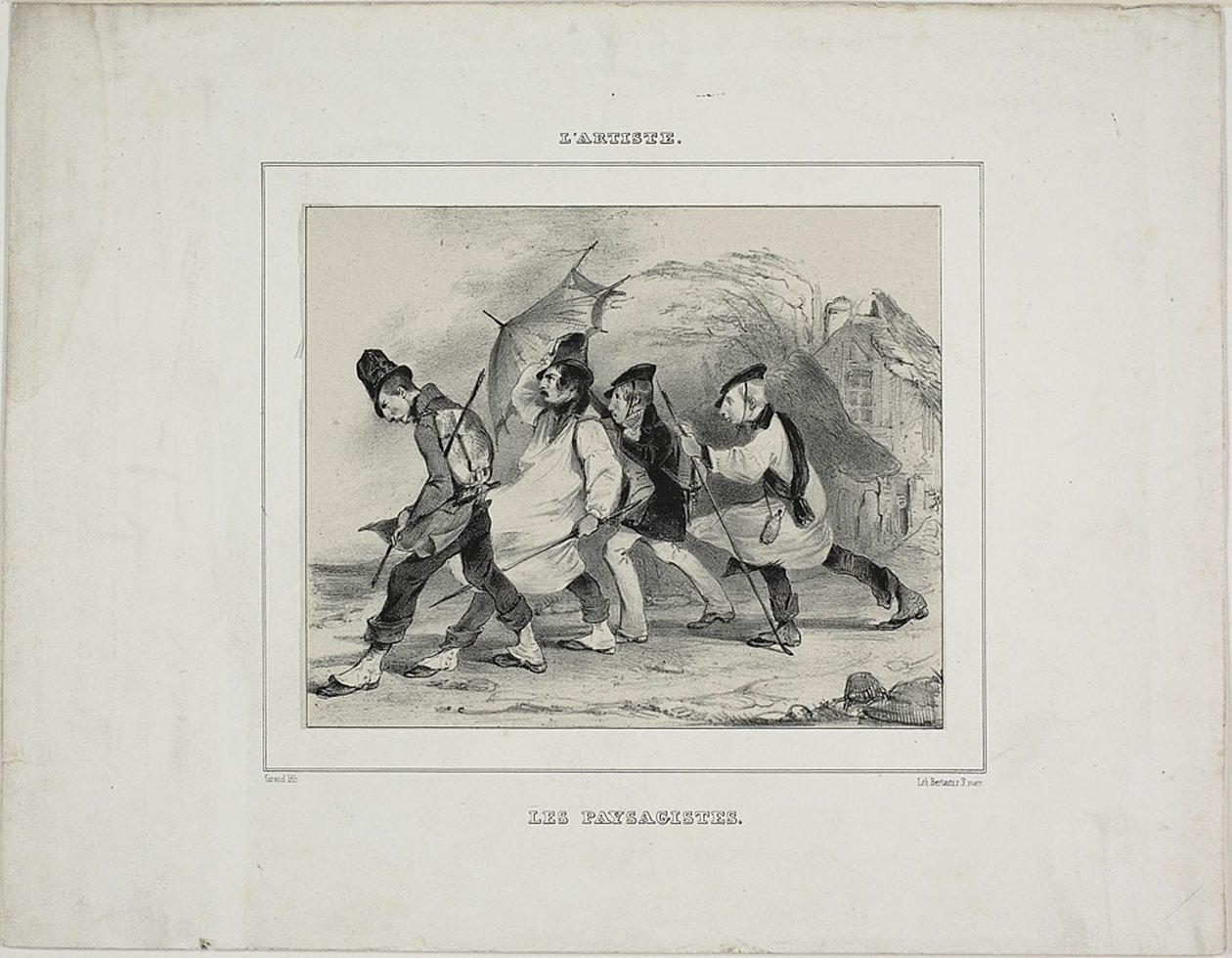 A tájfestők alkotó: Pierre François Eugène Giraud