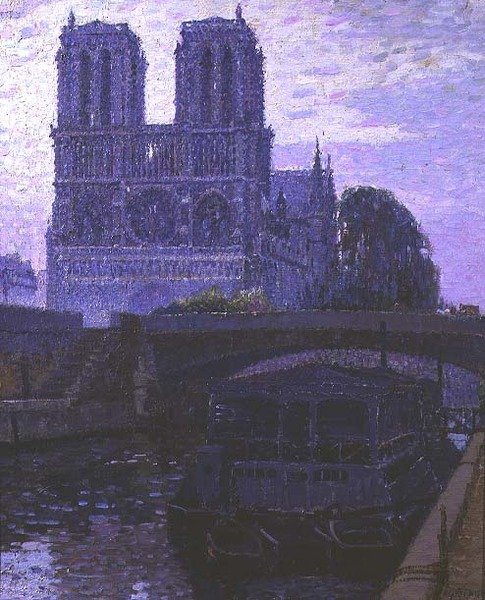 Notre Dame, Párizs (olaj, vászon) alkotó: Pierre Gaston Rigaud