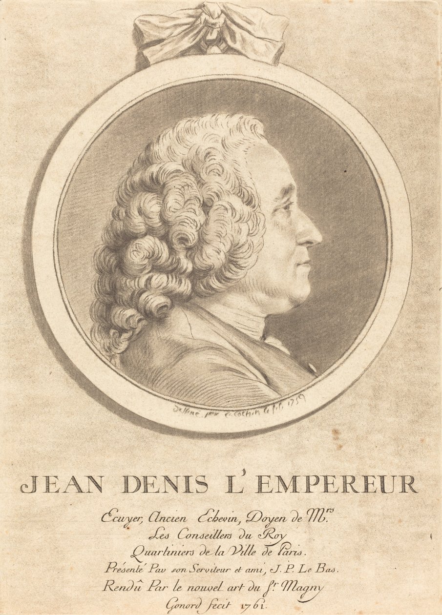 János Dénes császár alkotó: Pierre Gonord after Charles Nicolas Cochin II