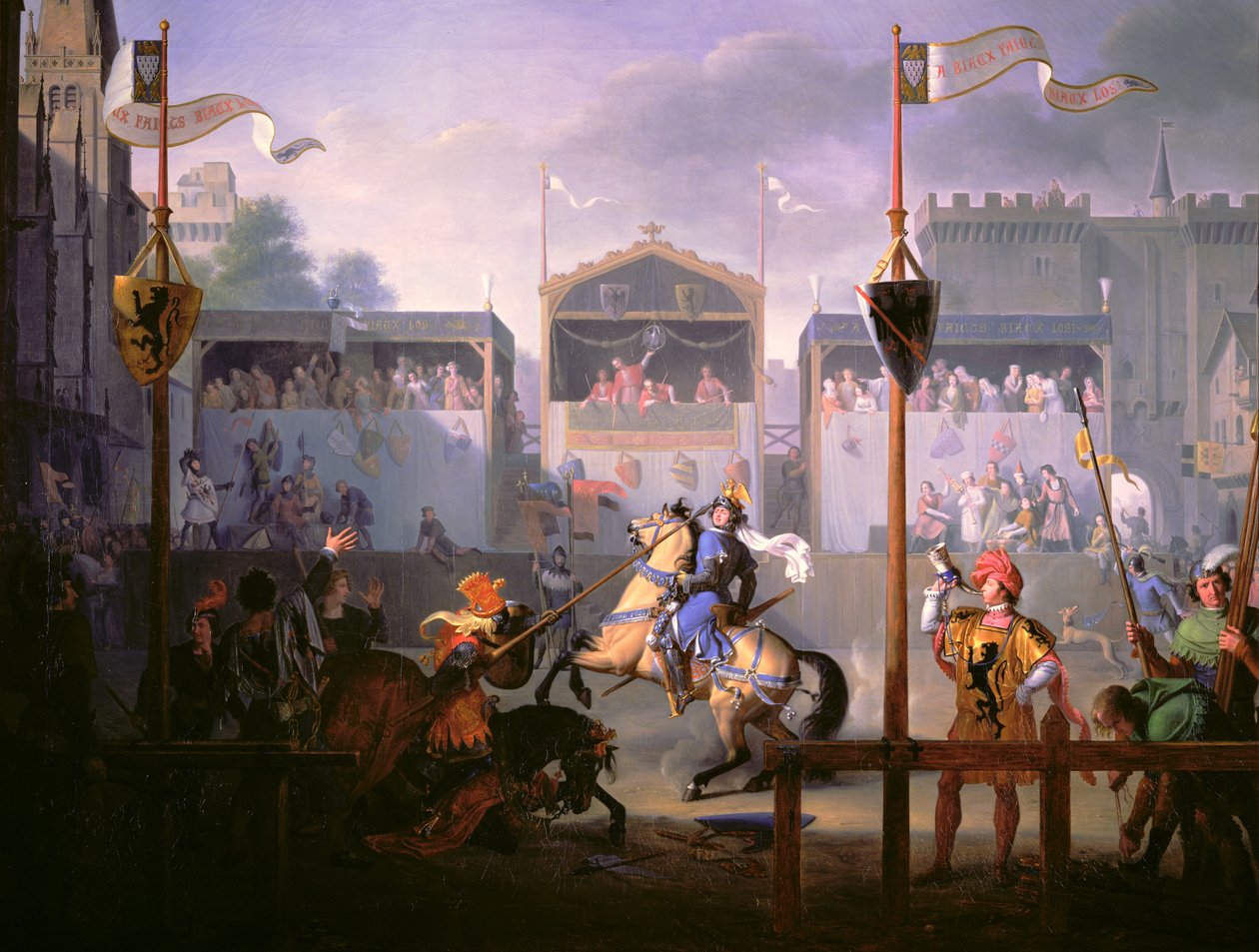 Egy torna jelenete a tizennegyedik században, 1812 (részletekért lásd: 89703) alkotó: Pierre Henri Revoil