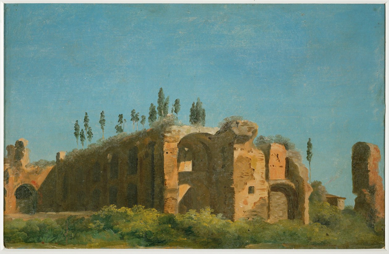 A Villa Farnese: a romok ... alkotó: Pierre Henri de Valenciennes