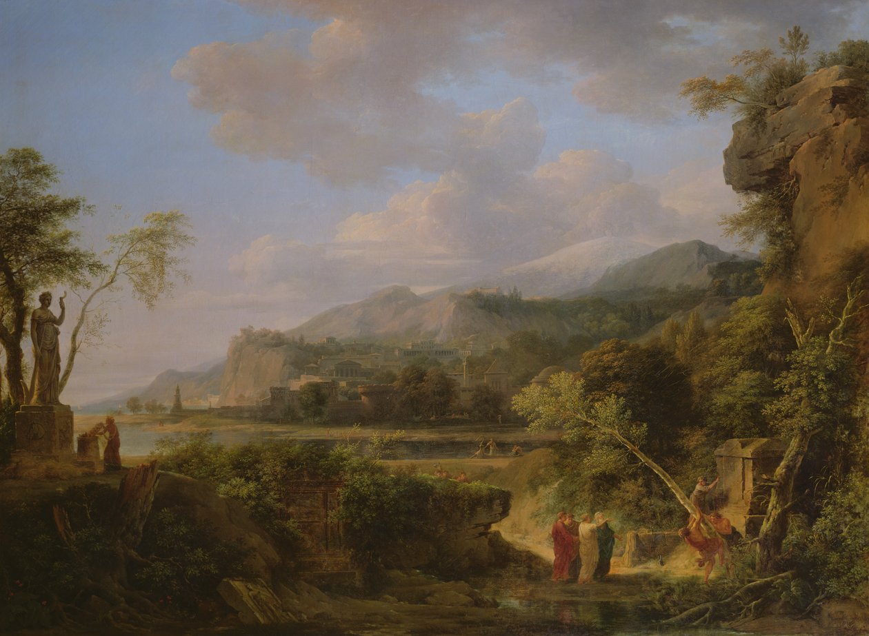 Cicero felfedezi Arkhimédész sírját, 1787 alkotó: Pierre Henri de Valenciennes