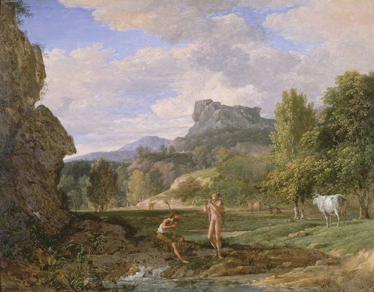 Merkúr és Argus, 1793 alkotó: Pierre Henri de Valenciennes