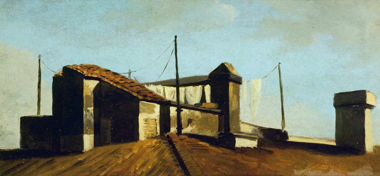 Római tetők a napon alkotó: Pierre Henri de Valenciennes