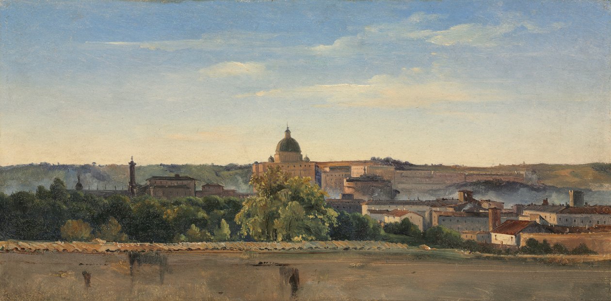 Róma látképe, c. 1782-1784. alkotó: Pierre-Henri de Valenciennes