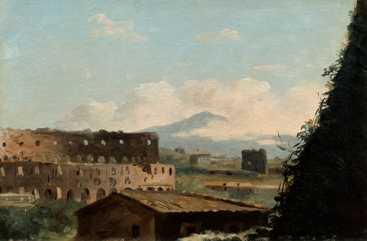 Kilátás a Colosseumra, Róma, 18. század vége, 19. század vége alkotó: Pierre Henri de Valenciennes