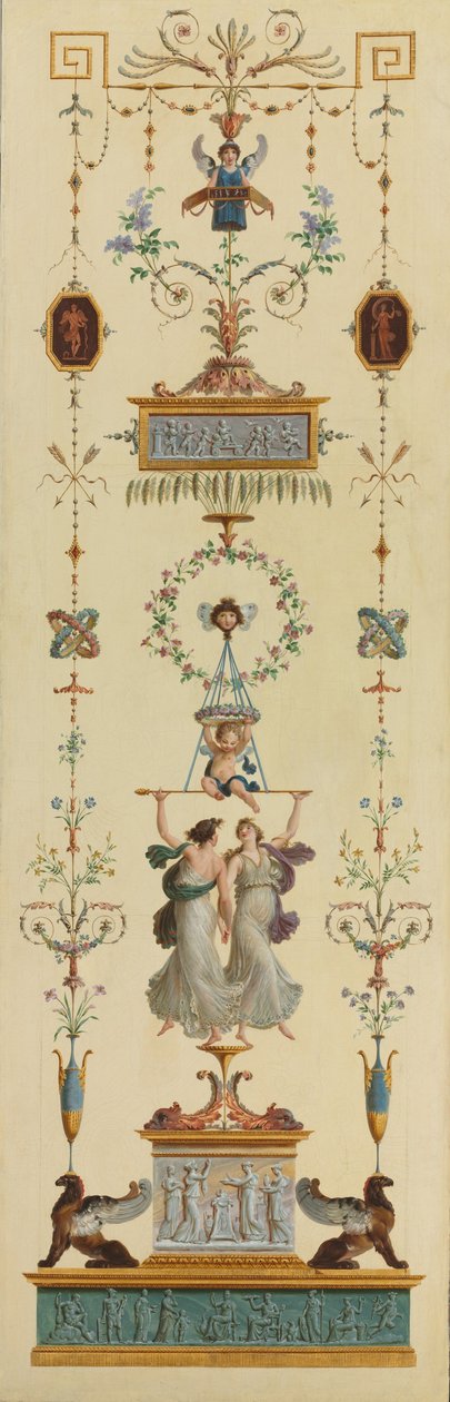 Dekoratív panel alkotó: Pierre II Rousseau