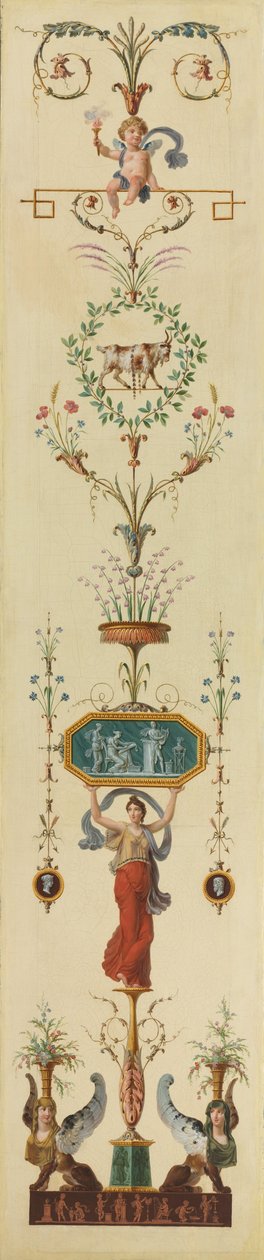Dekoratív panel alkotó: Pierre II Rousseau